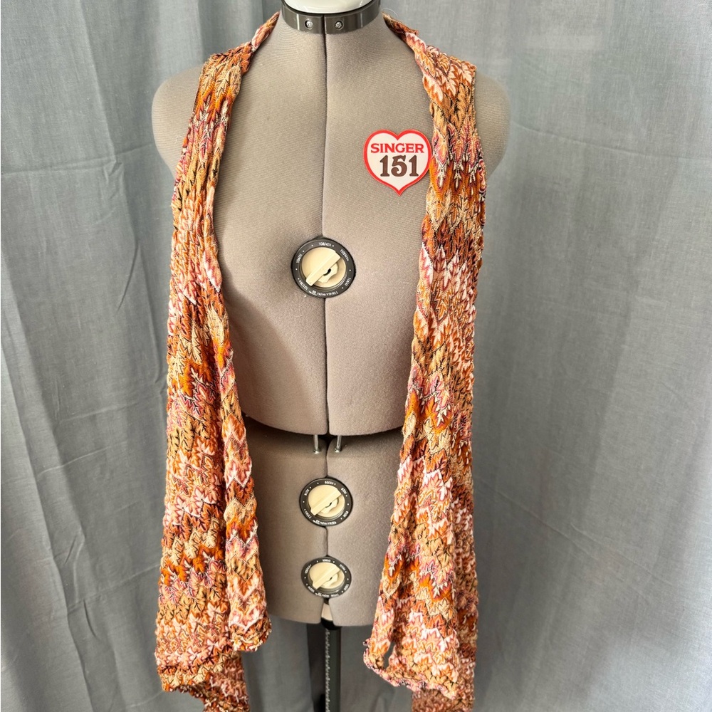 Multicolor Knit Women's Poncho